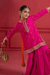 3 Piece Embroidered Silk Suit