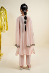 3 Piece Embroidered Net Suit