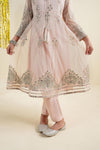 3 Piece Embroidered Net Suit