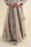 3 Piece Embroidered Tissue Suit