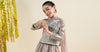 3 Piece Embroidered Tissue Suit