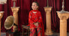 3 Piece Embroidered Raw Silk Suit