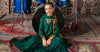 3 Piece Embroidered Raw Silk Suit