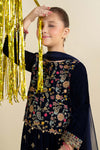 3 Piece Embroidered Velvet Suit
