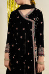 3 Piece Embroidered Velvet Suit
