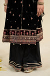 3 Piece Embroidered Velvet Suit
