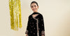 3 Piece Embroidered Velvet Suit