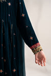 3 Piece Embroidered Velvet Suit