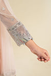 3 Piece Embroidered Net Suit