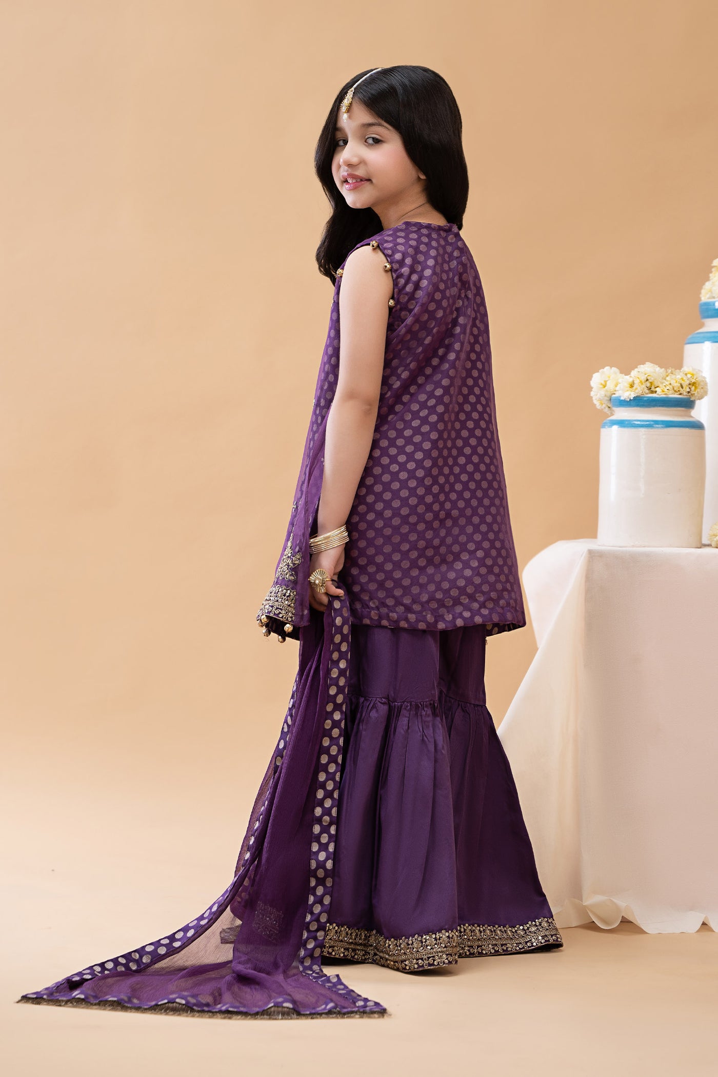 3 Piece Embroidered Suit