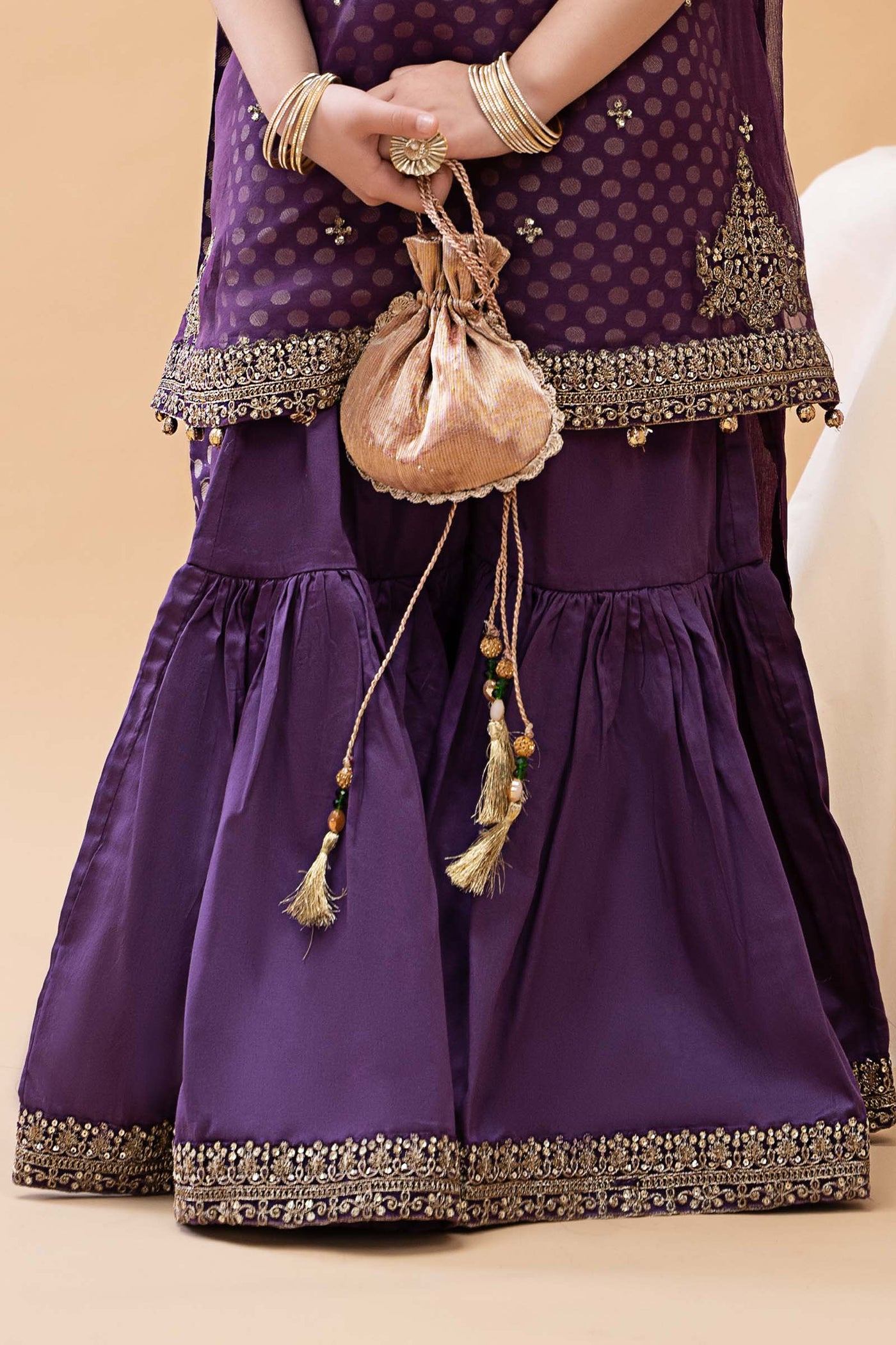 3 Piece Embroidered Suit