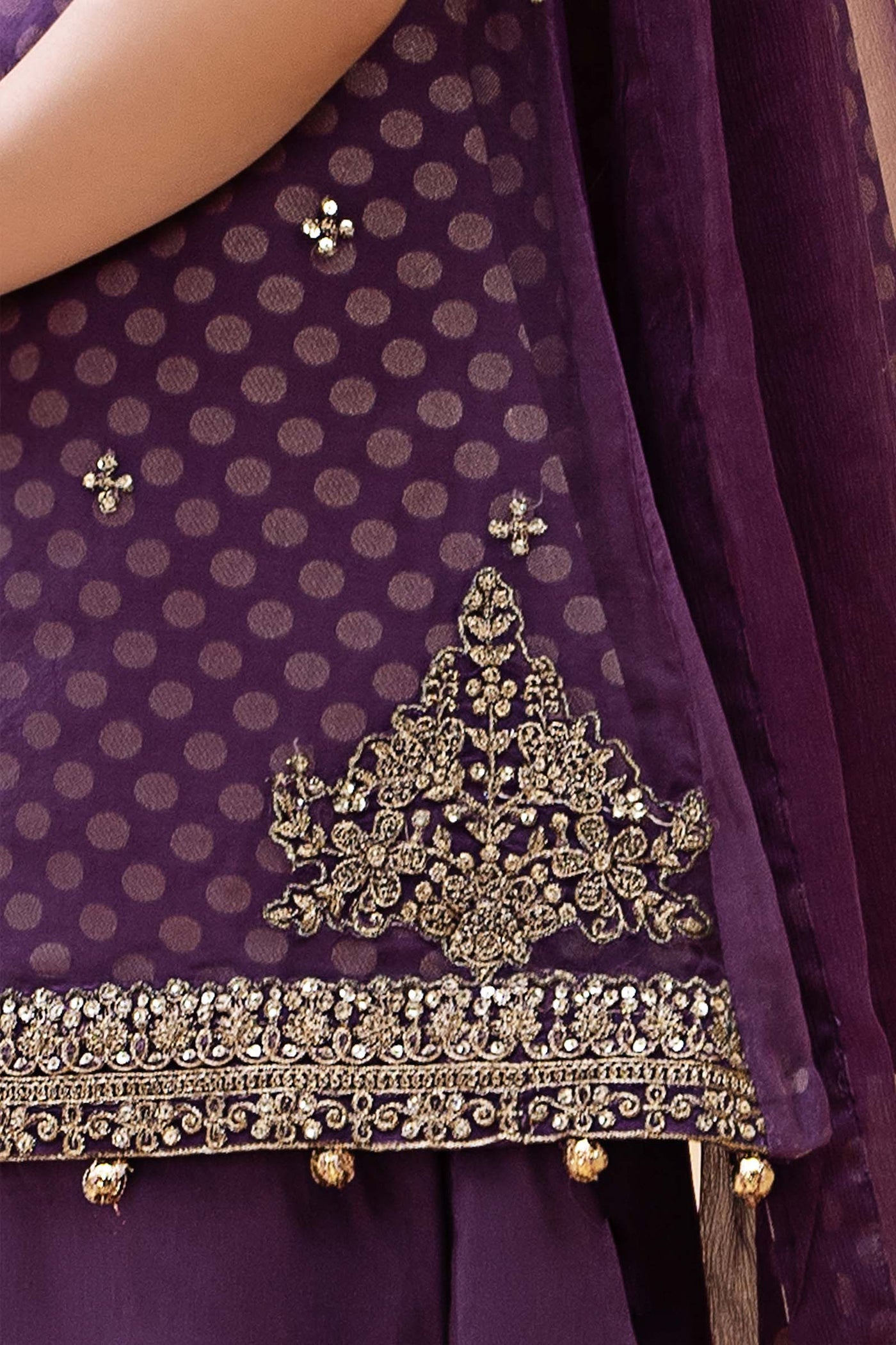 3 Piece Embroidered Suit