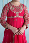 3 Piece Embroidered Net Suit