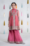 3 Piece Embroidered Organza Suit