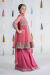 3 Piece Embroidered Organza Suit