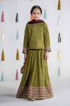 3 Piece Embroidered Bamber Raw Silk Suit