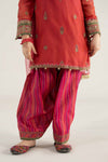 3 Piece Embroidered Khadi Net Suit
