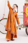 3 Piece Embroidered Raw Silk Suit