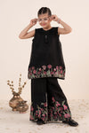 2 Piece Embroidered Organza Suit