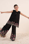 2 Piece Embroidered Organza Suit