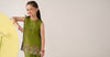 2 Piece Embroidered Organza Suit