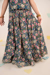 3 Piece Embroidered Raw Silk Suit