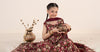 3 Piece Embroidered Raw Silk Suit