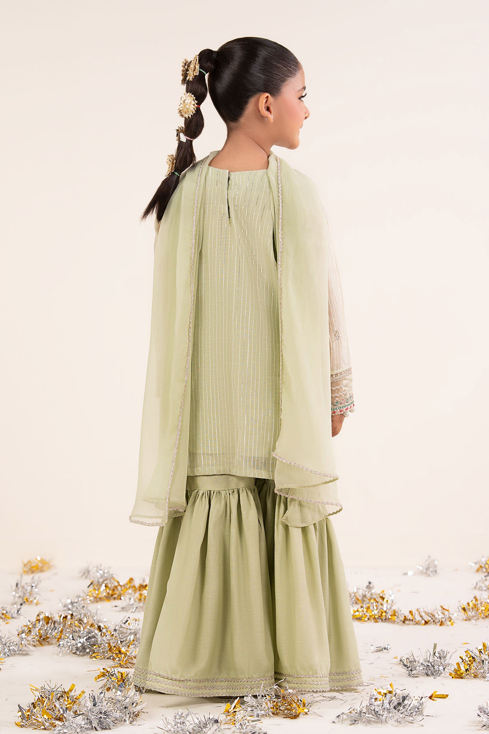 3 Piece Embroidered Yarn Dyed Suit