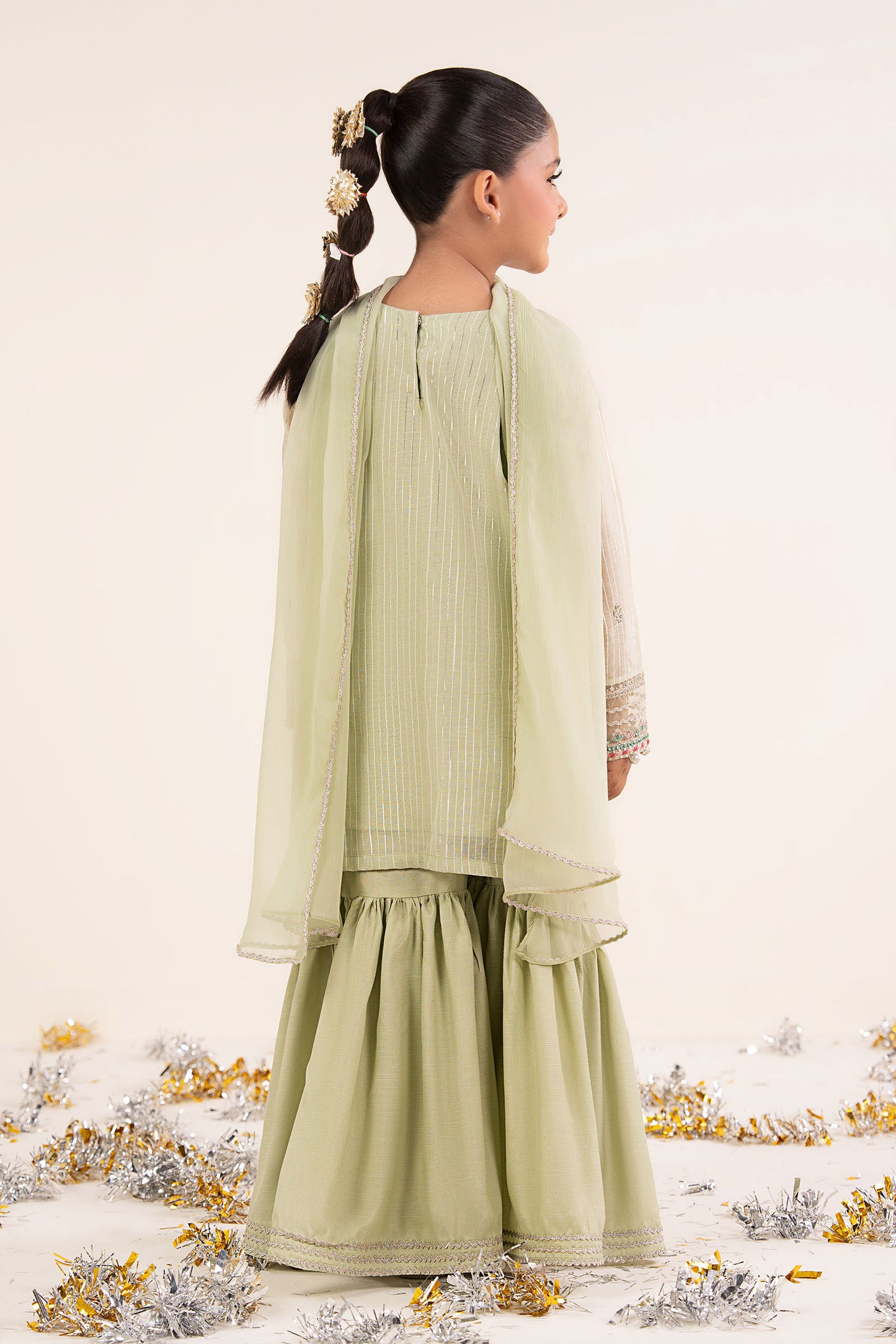 3 Piece Embroidered Yarn Dyed Suit