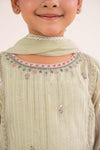 3 Piece Embroidered Yarn Dyed Suit