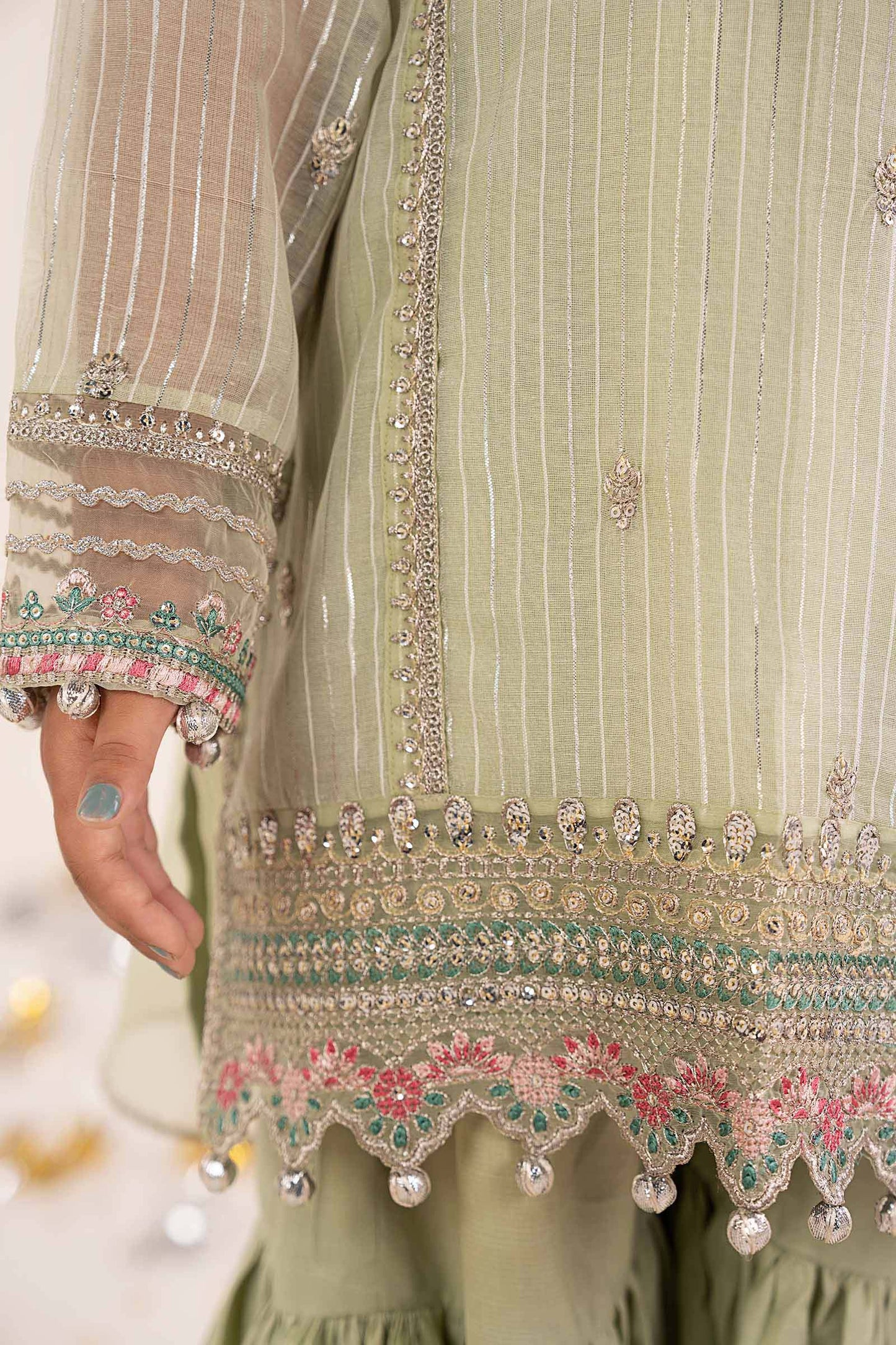 3 Piece Embroidered Yarn Dyed Suit