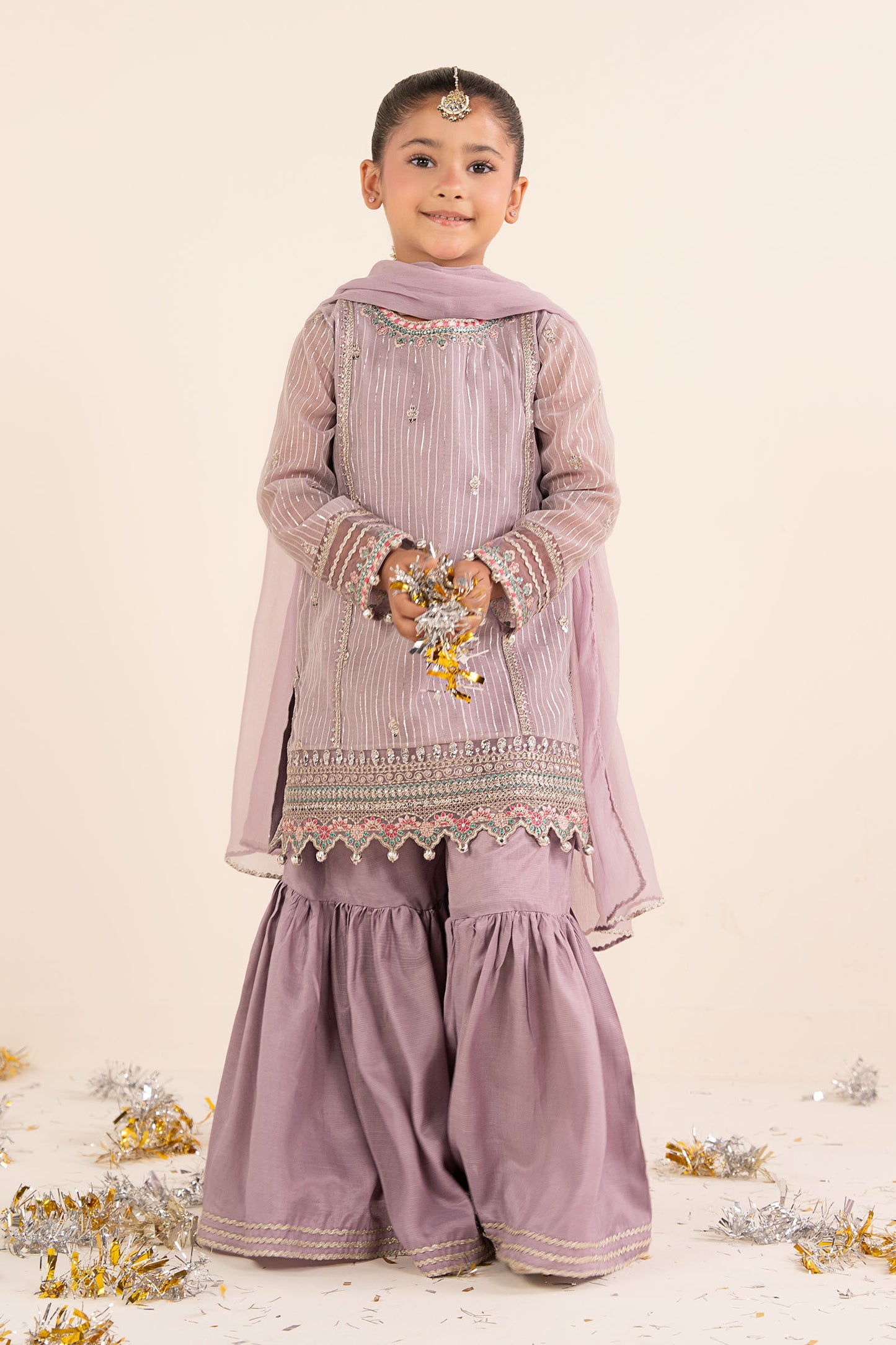 3 Piece Embroidered Yarn Dyed Suit