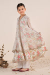 4 Piece Embroidered Net Suit