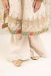 2 Piece Embroidered Organza Suit