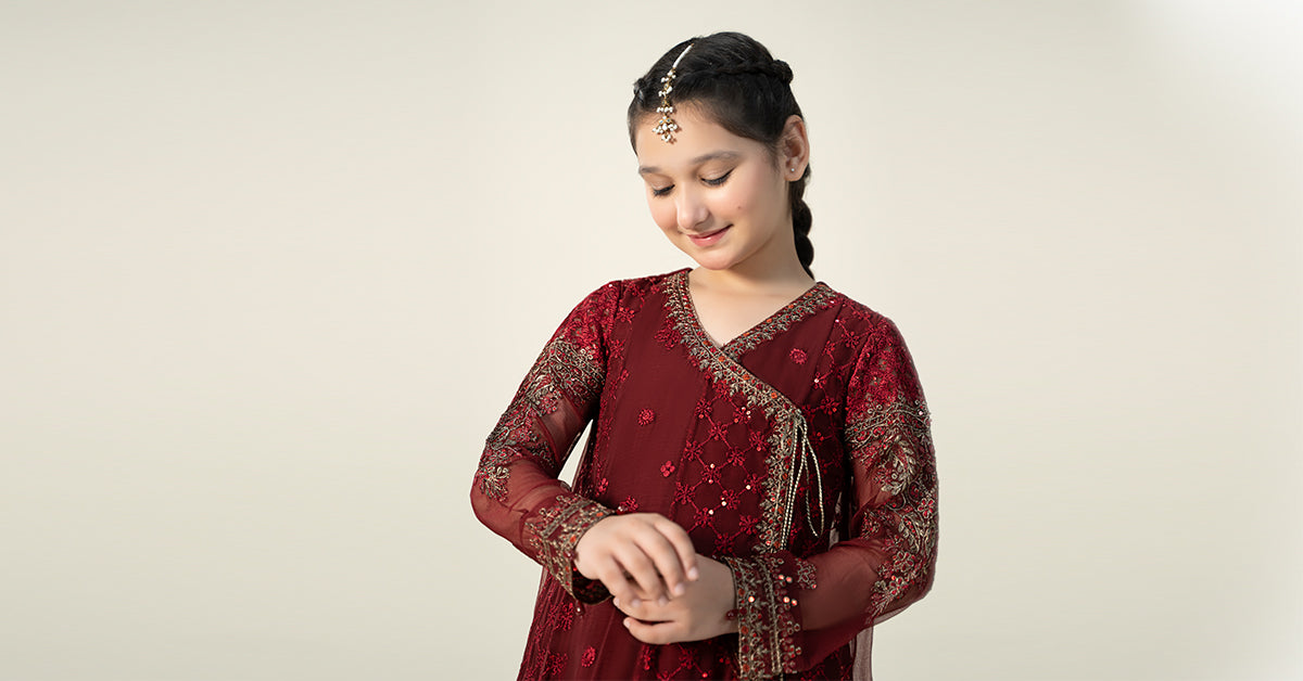 3 Piece Embroidered Suit