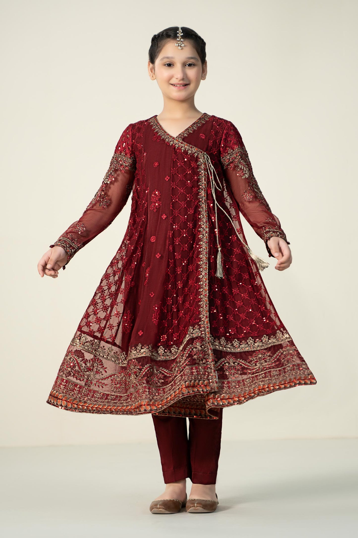 3 Piece Embroidered Suit