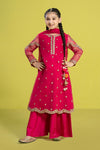 3 Piece Embroidered Organza Suit