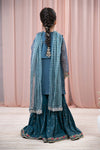 3 Piece Embroidered Organza Suit