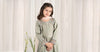 3 Piece Embroidered Cotton Satin Suit