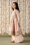 3 Piece Embroidered Cotton Satin Suit