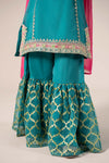 3 Piece Embroidered Organza Suit