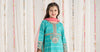 3 Piece Embroidered Raw Silk Suit