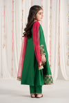 3 Piece Embroidered Cotton Satin Suit