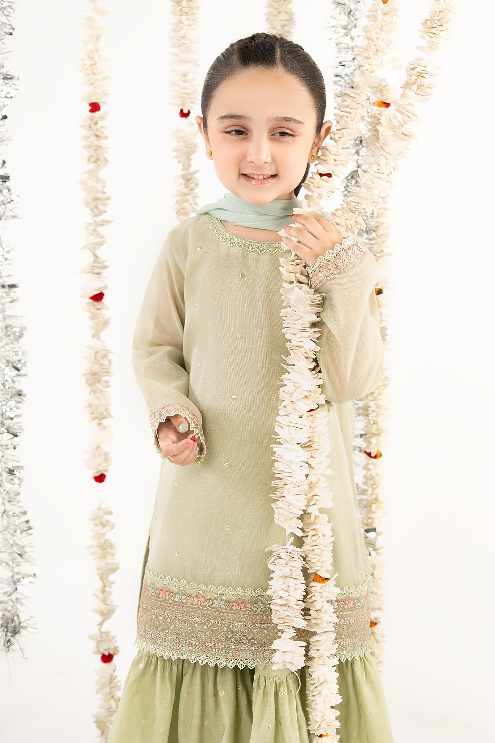 3 Piece Embroidered Masoori Yarn Dyed Suit