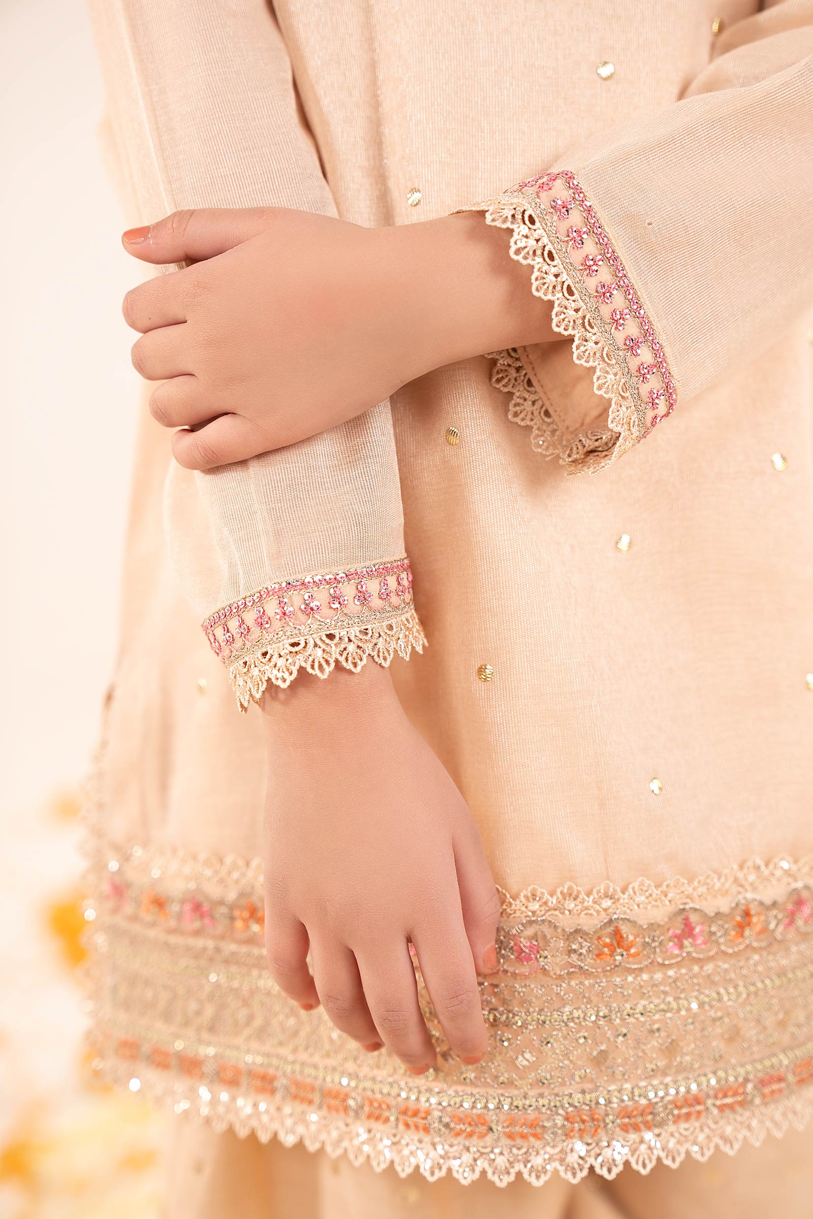 3 Piece Embroidered Masoori Yarn Dyed Suit