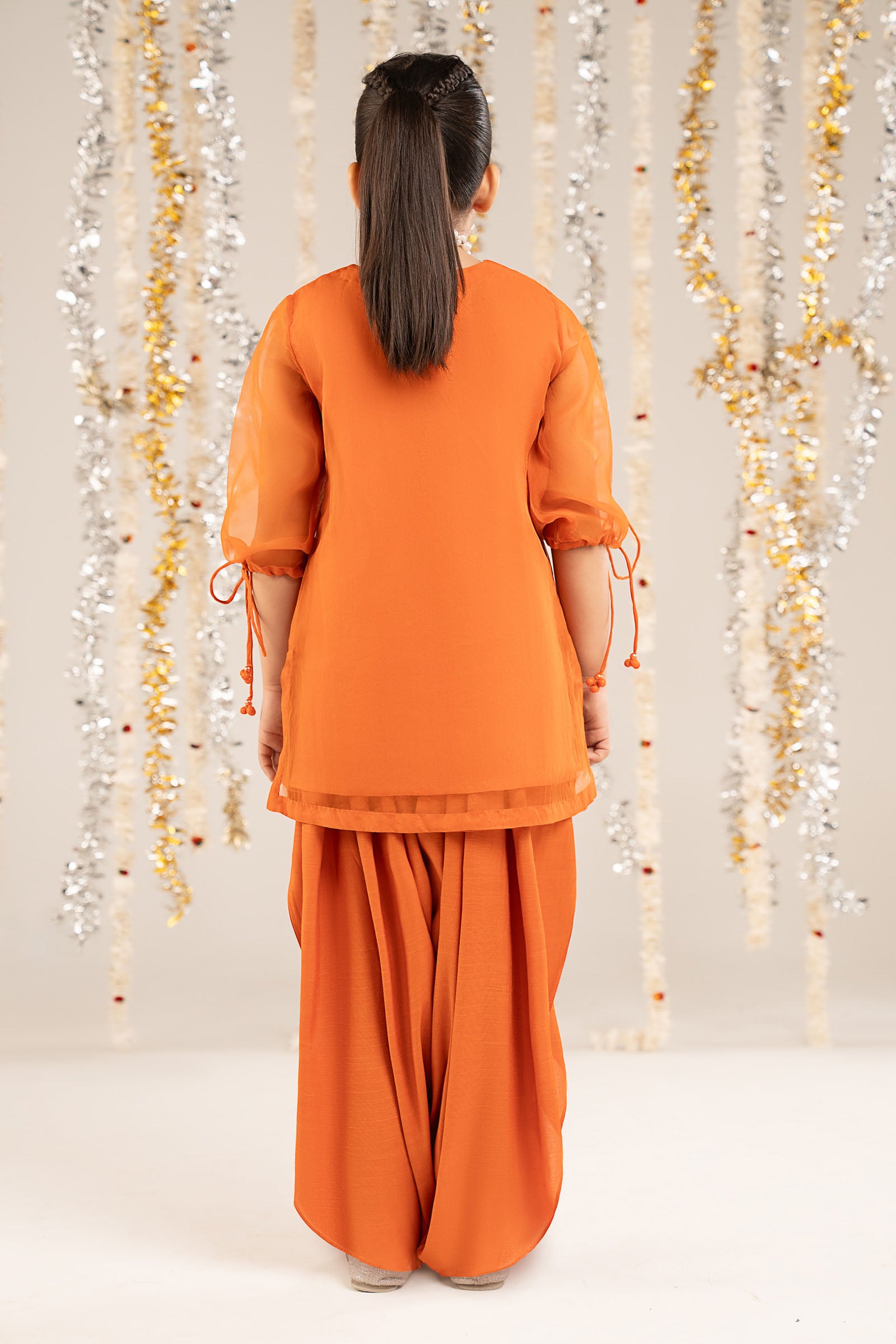 2 Piece Embellished Organza Suit