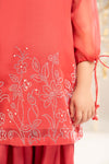 2 Piece Embellished Organza Suit