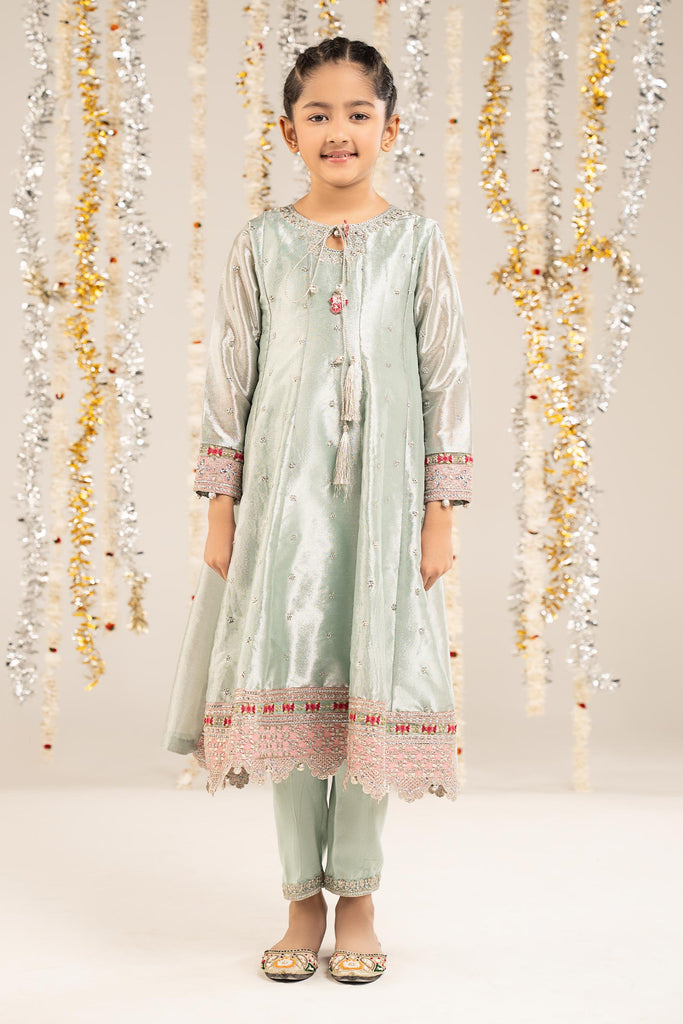 Maria B 2 Piece Embroidered Tissue Suit, view 1