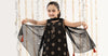 3 Piece Embroidered Raw Silk Suit