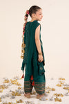 3 Piece Embroidered Raw Silk Suit